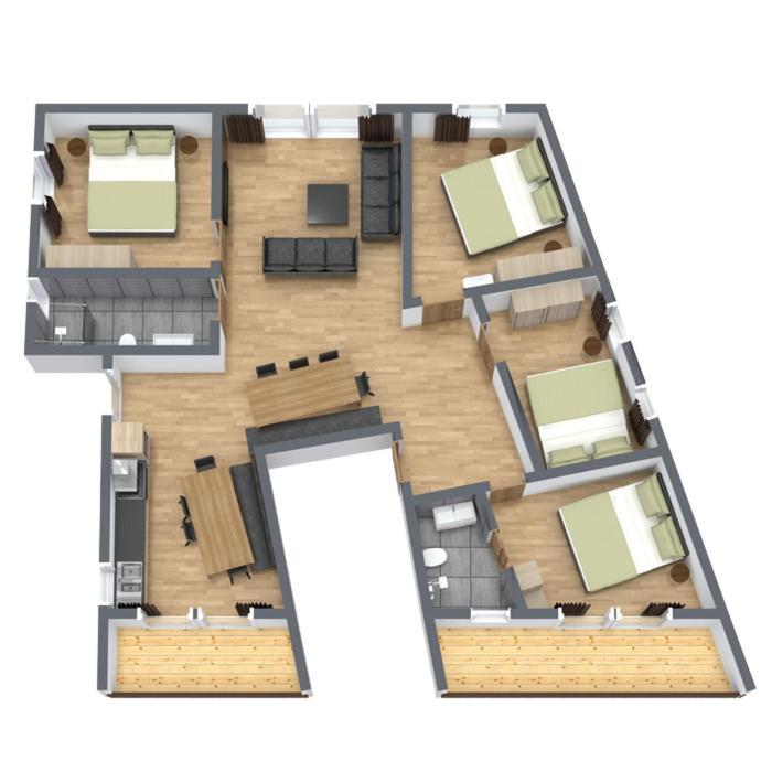 Aparthotel Herzblick Gmbh 湖城 外观 照片
