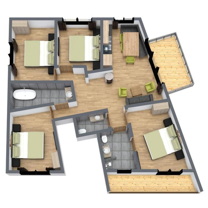 Aparthotel Herzblick Gmbh 湖城 外观 照片